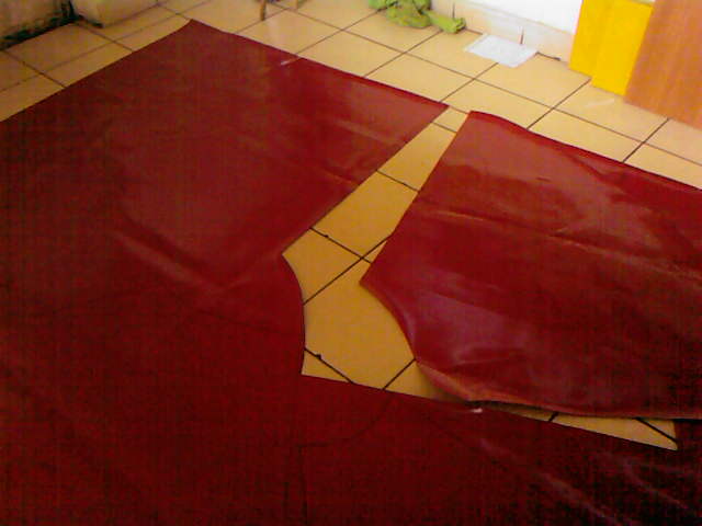 ...dupa &quot;sabloane&quot; am trasat pe materialul ...bun ...
