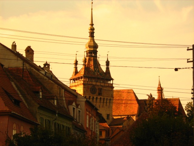 Cladiri Sighisoara veche.