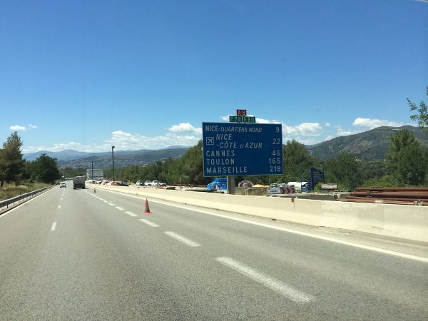 Drumul pe Coasta de Azur