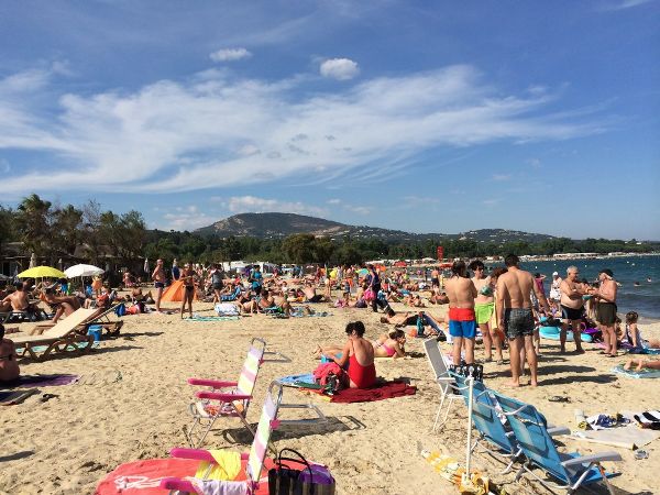 Plaja camping Saint Tropez